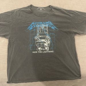 Metallica Ride the Lightning Tour shirt, size XL